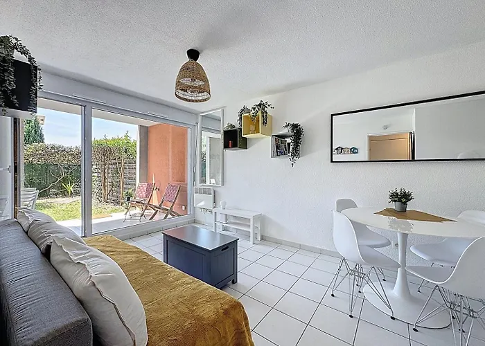 Apartamento Le Patio De Santa Monica, 5 Minutes From The Sea, 2 Stars *